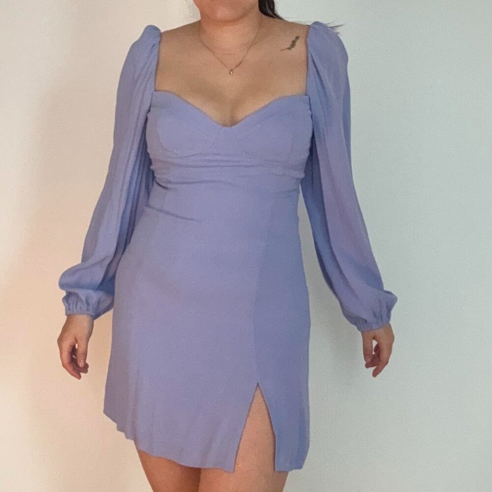 ARITZIA wilfred - Purple Long sleeve Dress (Size 4)